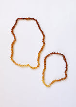 Load image into Gallery viewer, Raw Baltic Amber + Sunflower || Necklace ||
