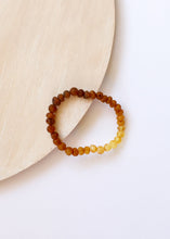 Load image into Gallery viewer, Raw Baltic Amber + Sunflower || Adult Bracelet