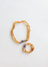 Load image into Gallery viewer, Raw Honey Baltic Amber + Raw Amethyst || Kids Set