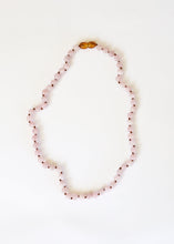 Load image into Gallery viewer, Pure Gemstone + Natural Rose Quartz || Beaded Necklace