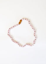 Load image into Gallery viewer, Pure Gemstone + Natural Rose Quartz || Beaded Necklace