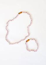 Load image into Gallery viewer, Pure Gemstone + Natural Rose Quartz || Beaded Necklace