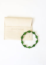 Load image into Gallery viewer, Green Jade + 14k Gold Filled || Stretch Bracelet