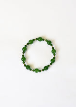 Load image into Gallery viewer, Green Jade + 14k Gold Filled || Stretch Bracelet