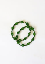 Load image into Gallery viewer, Green Jade + 14k Gold Filled || Stretch Bracelet