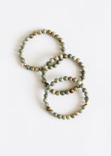 Load image into Gallery viewer, Silver Leaf Jasper + 14k Gold Filled || Adult Bracelet
