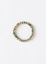 Load image into Gallery viewer, Silver Leaf Jasper + 14k Gold Filled || Adult Bracelet
