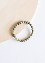 Load image into Gallery viewer, Silver Leaf Jasper + 14k Gold Filled || Adult Bracelet