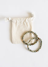 Load image into Gallery viewer, Silver Leaf Jasper + 14k Gold Filled || Adult Bracelet