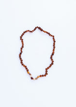 Load image into Gallery viewer, Raw Cognac Baltic Amber + Mookaite Jasper || Necklace