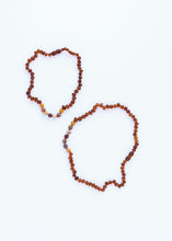 Load image into Gallery viewer, Raw Cognac Baltic Amber + Mookaite Jasper || Necklace