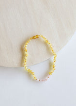 Load image into Gallery viewer, Raw Honey Baltic Amber + Rose Quartz || Necklace