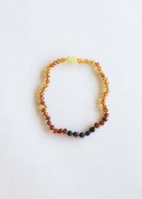 Load image into Gallery viewer, Raw Ombre Baltic Amber + Lava || Necklace