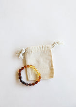 Load image into Gallery viewer, Polished Ombre Baltic Sea Amber || Adult Bracelet