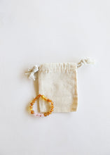 Load image into Gallery viewer, Raw Honey Baltic Amber + Rose Quartz || Anklet or Bracelet