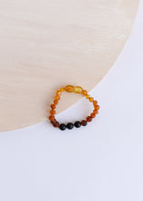 Load image into Gallery viewer, Raw Ombre Baltic Amber + Lava || Anklet or Bracelet
