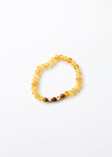 Load image into Gallery viewer, Raw Honey Baltic Amber + Mookaite Jasper || Anklet or Bracelet