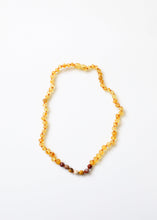 Load image into Gallery viewer, Raw Honey Baltic Amber + Mookaite Jasper || Necklace