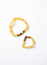 Load image into Gallery viewer, Raw Honey Baltic Amber + Mookaite Jasper || Anklet or Bracelet