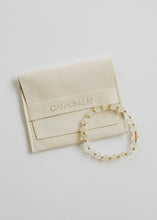 Load image into Gallery viewer, Citrine Gemstone + 14K Gold Filled Beaded Stretch Bracelet