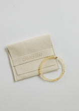 Load image into Gallery viewer, Dainty Citrine Gemstone + 14K Gold Filled || Beaded Stretch Bracelet