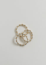 Load image into Gallery viewer, Sterling Silver + 14k Gold Filled || Beaded Stretch Ring