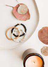Load image into Gallery viewer, Cypress Wood + 14K Gold Filled || Beaded Stretch Bracelet