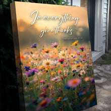 Load image into Gallery viewer, In Everything Give Thanks Faith Wall Sign