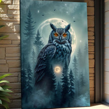 Load image into Gallery viewer, Owl Double Exposure Wall Art II