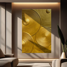 Load image into Gallery viewer, Gold Symphony Wall Art