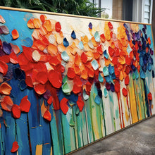 Load image into Gallery viewer, Colorful Petals Wall Art