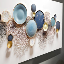 Load image into Gallery viewer, Lotus Leaf Abstract Wall Art III