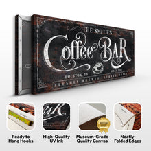 Load image into Gallery viewer, Coffee Bar Sign XI