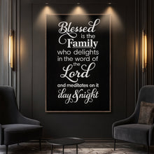 Load image into Gallery viewer, Blessed Is The Family Faith Sign II