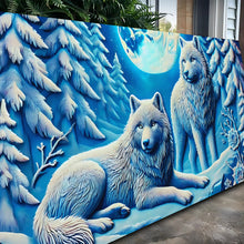 Load image into Gallery viewer, 3D Wolves Wall Art V