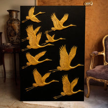 Load image into Gallery viewer, Abstract Sandhill Cranes Wall Art