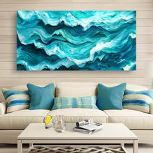 Load image into Gallery viewer, Blue Ocean Coastal Wall Art III