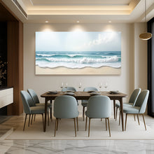 Load image into Gallery viewer, Serene Ocean Wave Coastal Wall Art XIV