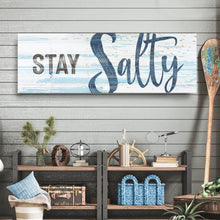 Load image into Gallery viewer, Stay Salty Coastal Sign IX
