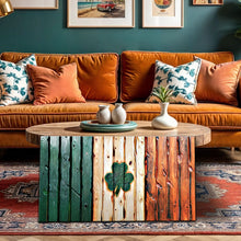Load image into Gallery viewer, Irish Shamrock Glory Wooden Flag Wall Art
