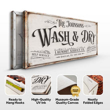 Load image into Gallery viewer, Personalized Laundry Service Sign