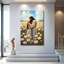 Load image into Gallery viewer, Jesus Hugging Woman Faith Wall Art II