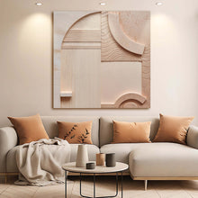 Load image into Gallery viewer, Minimalist Peach Clay Wall Art