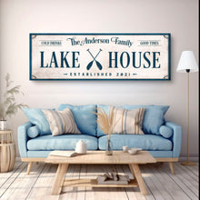 Load image into Gallery viewer, Personalized Lake House Sign IV