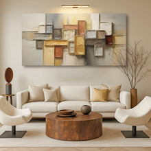 Load image into Gallery viewer, Shape Pattern Minimalist Abstract Wall Art