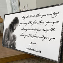 Load image into Gallery viewer, Numbers 6:24-26 - May The Lord Bless You Faith Sign IV