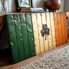 Load image into Gallery viewer, Irish Shamrock Glory Wooden Flag Wall Art II