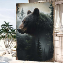 Load image into Gallery viewer, Black Bear Exposure Wall Art