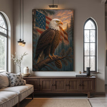 Load image into Gallery viewer, Sentinel of the Pines Eagle Wall Art