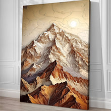 Load image into Gallery viewer, 3D Minimalist Mountain Wall Art